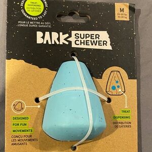 Bark Super Chewer Light Blue Dog Toy
